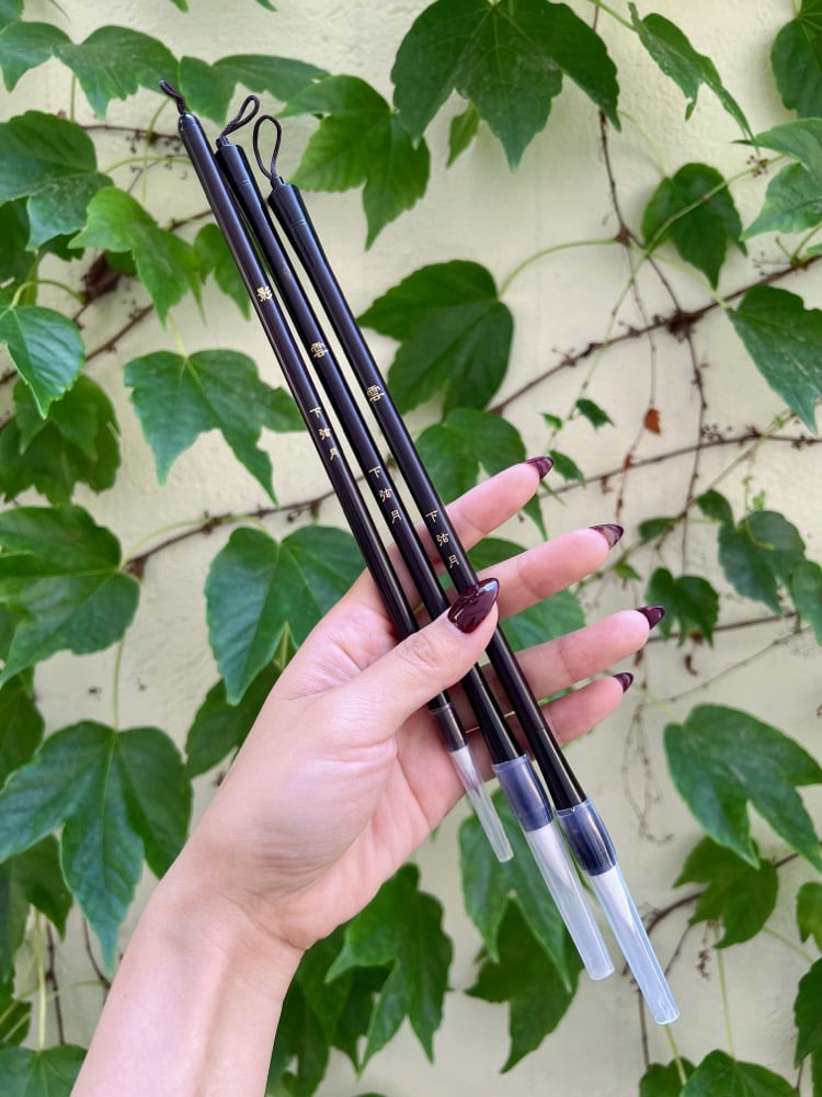 Custom made brushes set - 1* The Kage/ 2* The Kumo 下弦月- 影/雲